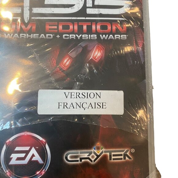 New Crysis [Maximum Edition] (PC, 2009) Sealed FRENCH Version Francaise - Picture 2 of 3